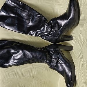 ND knee leather boots size7.5